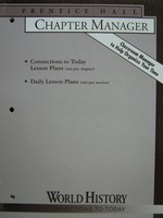(image for) World History Connections to Today Chapter Manager (P)