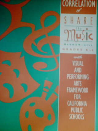 (image for) Share the Music K-8 Correlation (CA)(P)