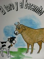 (image for) El Toro y el Becerrito (P)(Big) by Frances Sainz