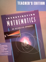(image for) Investigating Mathematics An Interactive Approach TE (TE)(Binder