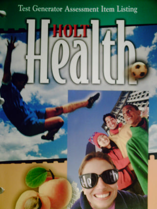(image for) Holt Health Test Generator Assessment Item Listing (P)