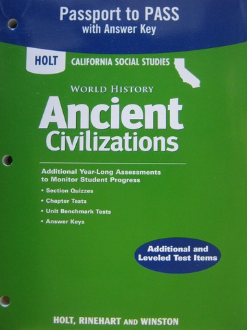 (image for) Ancient Civilizations Passport to PASS with Answer Key (CA)(P)