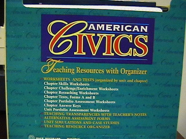 (image for) American Civics Teaching Resources with Organizer (TE)(Pk)