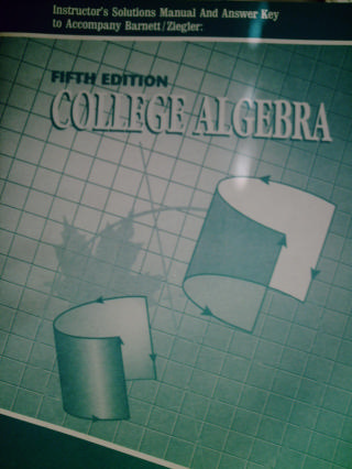 (image for) College Algebra 5th Edition ISM & Answer Key (TE)(P) by Martin