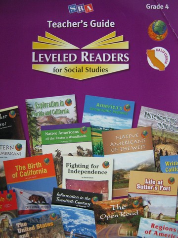 (image for) SRA Leveled Readers for Social Studies 4 TG (CA)(TE)(P)