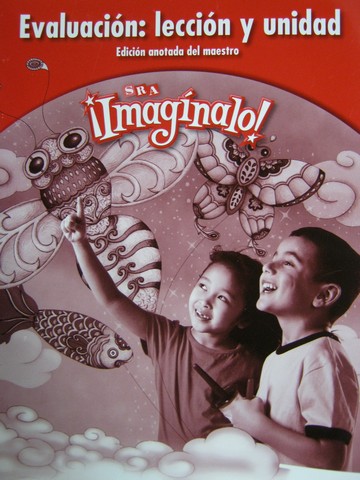 (image for) SRA Imaginalo! K Evaluacion leccion y unidad TAE (TE)(P)