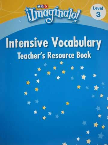 (image for) SRA Imaginalo! 3 Intensive Vocabulary TRB (TE)(P)