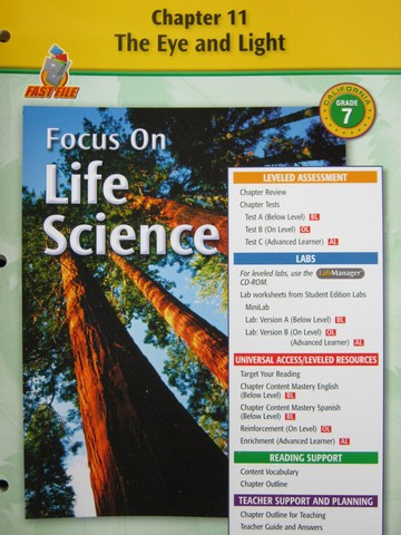 (image for) Focus on Life Science Chapter Resources 11 (CA)(P)