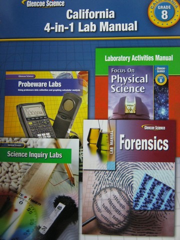 (image for) California Grade 8 4-in-1 Lab Manual (CA)(P)