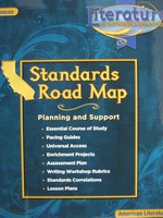 (image for) California Treasures American Literature Standards Road (Spiral)