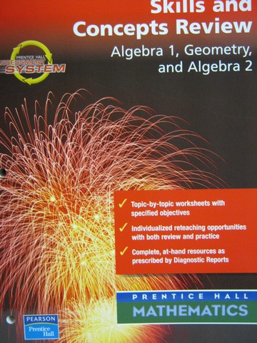 (image for) Algebra 1&2 Geometry Skills & Concepts Review (P)