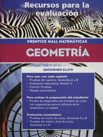 (image for) Matematicas Gemoetria Recursos para la evaluacion (P)
