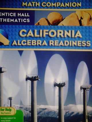 (image for) California Algebra Readiness Math Companion (CA)(P)