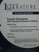 (image for) Literature Platinum Formal Assessment (P)