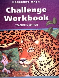 (image for) Harcourt Math 6 Challenge Workbook TE (CA)(TE)(P)