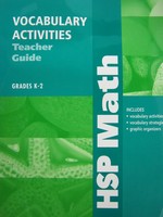(image for) HSP Math 2 Vocabulary Kit (TE)(Pk)