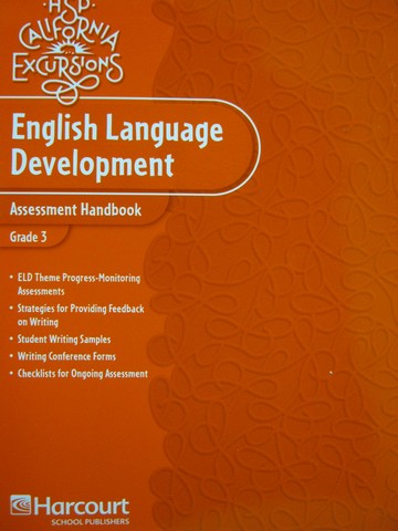 (image for) California Excursions 3 ELD Assessment Handbook (CA)(P)