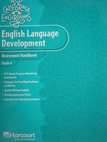 (image for) California Excursions 4 ELD Assessment Handbook (CA)(P)