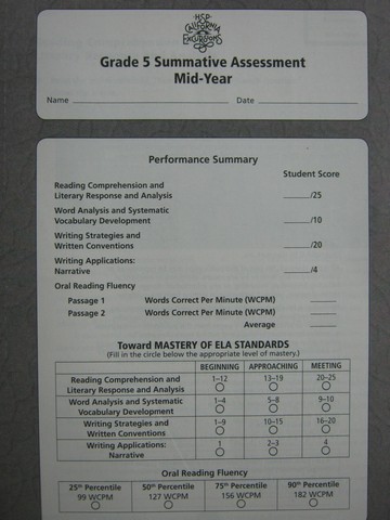 (image for) California Excursions 5 Summative Assessment Mi-Year (CA)(P)