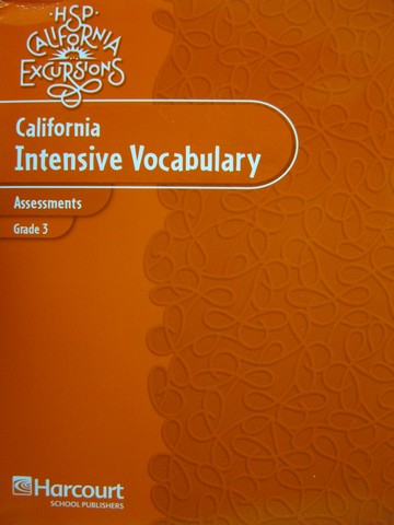 (image for) California Excursions 3 Intensive Vocabulary Assessments (CA)(P)