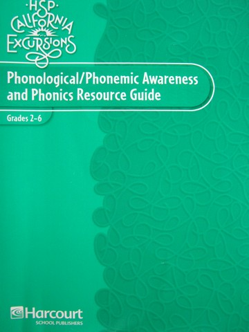 (image for) California Excursions Phonological/Phonemic Awareness (CA)(TE)(P