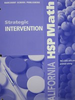 (image for) California HSP Math 1 Time-Saver Package (CA)(Pk)