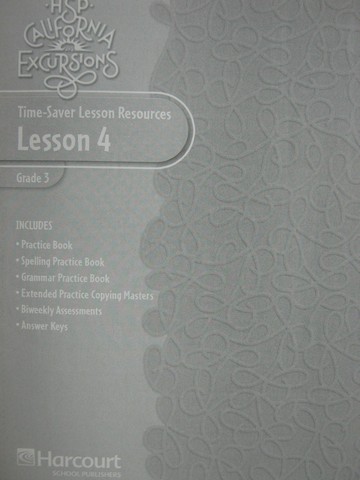 (image for) California Excursions 3 Time-Saver Lesson Resources 4 (P)