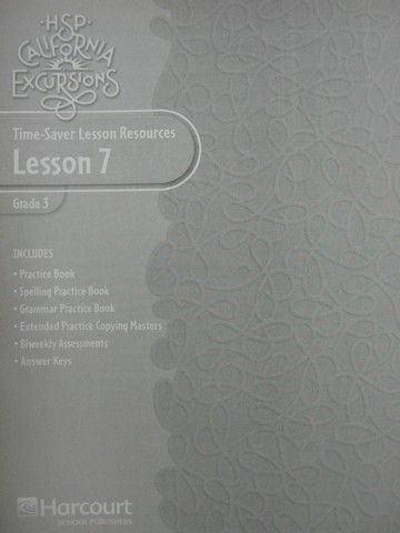 (image for) California Excursions 3 Time-Saver Lesson Resources 7 (P)