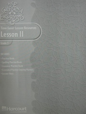 (image for) California Excursions 3 Time-Saver Lesson Resources 11 (P)