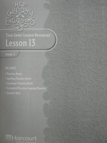 (image for) California Excursions 3 Time-Saver Lesson Resources 13 (P)