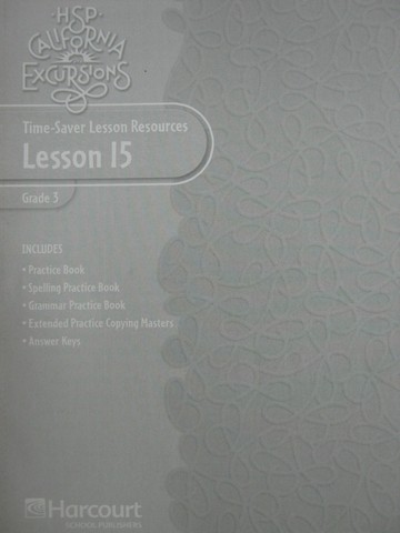 (image for) California Excursions 3 Time-Saver Lesson Resources 15 (P)