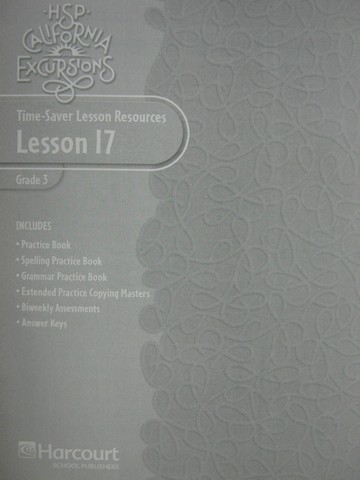 (image for) California Excursions 3 Time-Saver Lesson Resources 17 (P)