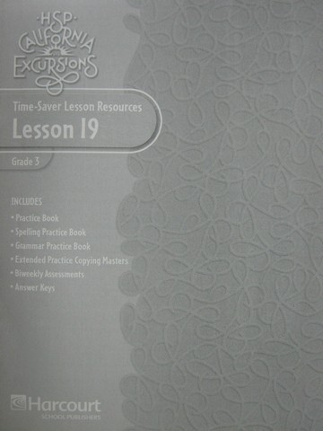 (image for) California Excursions 3 Time-Saver Lesson Resources 19 (P)