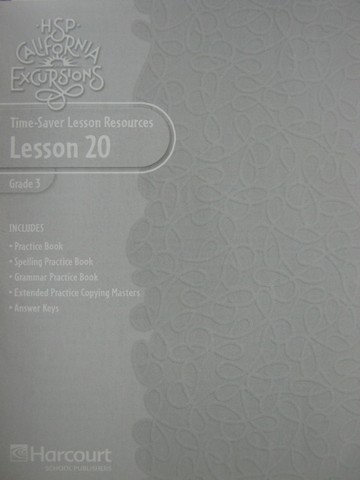 (image for) California Excursions 3 Time-Saver Lesson Resources 20 (P)