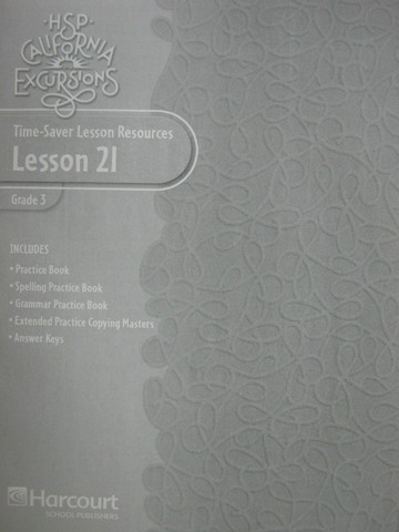 (image for) California Excursions 3 Time-Saver Lesson Resources 21 (P)