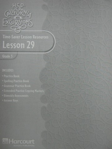 (image for) California Excursions 3 Time-Saver Lesson Resources 29 (P)