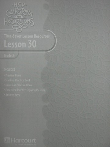 (image for) California Excursions 3 Time-Saver Lesson Resources 30 (P)