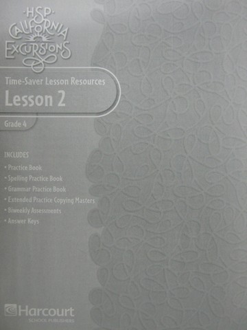 (image for) California Excursions 4 Time-Saver Lesson Resources 2 (CA)(P)