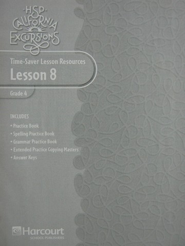 (image for) California Excursions 4 Time-Saver Lesson Resources 8 (CA)(P)