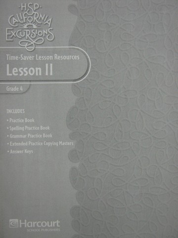 (image for) California Excursions 4 Time-Saver Lesson Resources 11 (CA)(P)