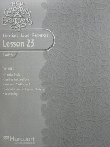 (image for) California Excursions 4 Time-Saver Lesson Resources 23 (CA)(P)