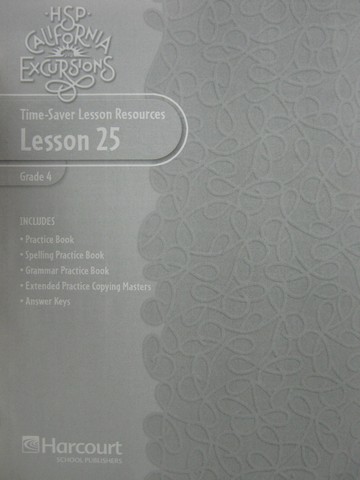 (image for) California Excursions 4 Time-Saver Lesson Resources 25 (CA)(P)