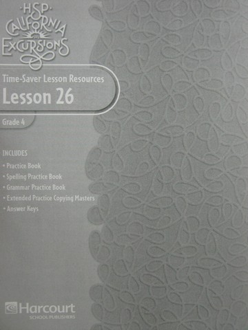 (image for) California Excursions 4 Time-Saver Lesson Resources 26 (CA)(P)