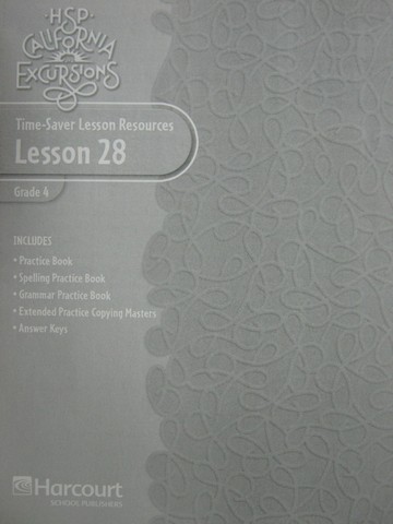 (image for) California Excursions 4 Time-Saver Lesson Resources 28 (CA)(P)