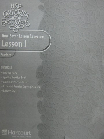 (image for) California Excursions 6 Time-Saver Lesson Resources 1 (CA)(P)