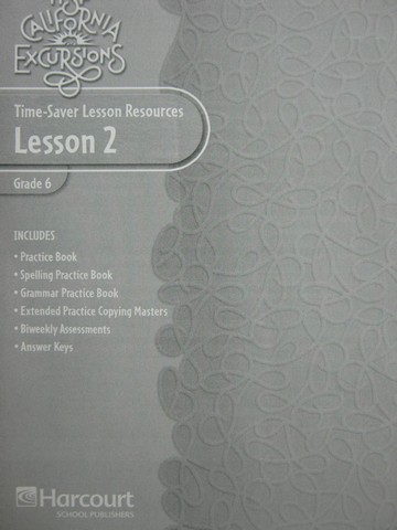 (image for) HSP California Excursions 6 Time-Saver Lesson Resources 2 (P)
