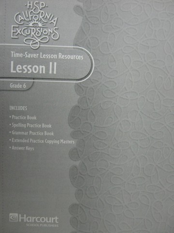 (image for) California Excursions 6 Time-Saver Lesson Resources 11 (CA)(P)