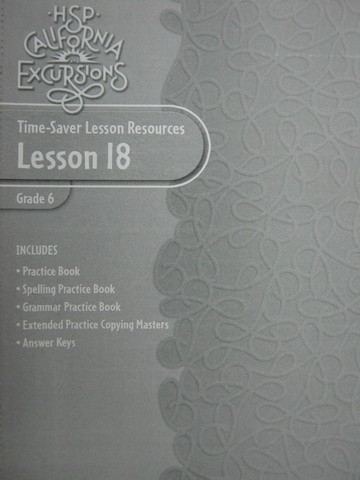 (image for) California Excursions 6 Time-Saver Lesson Resources 18 (CA)(P)