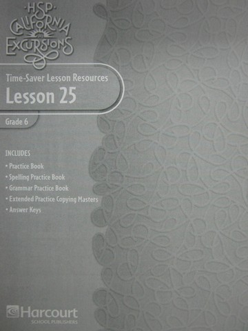 (image for) California Excursions 6 Time-Saver Lesson Resources 25 (CA)(P)