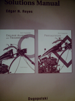 (image for) College Algebra & Trigonometry 4e & Precalculus 4e SSM (P)